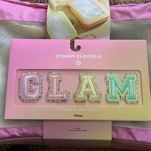 Stoney Clover Lane & Target patch set GLAM includes 4 letter adhesive patches